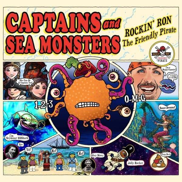 Cover art for Captains and Sea Monsters